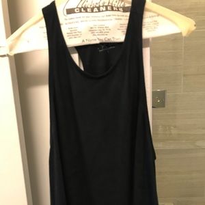 Planet Blue suede racer back